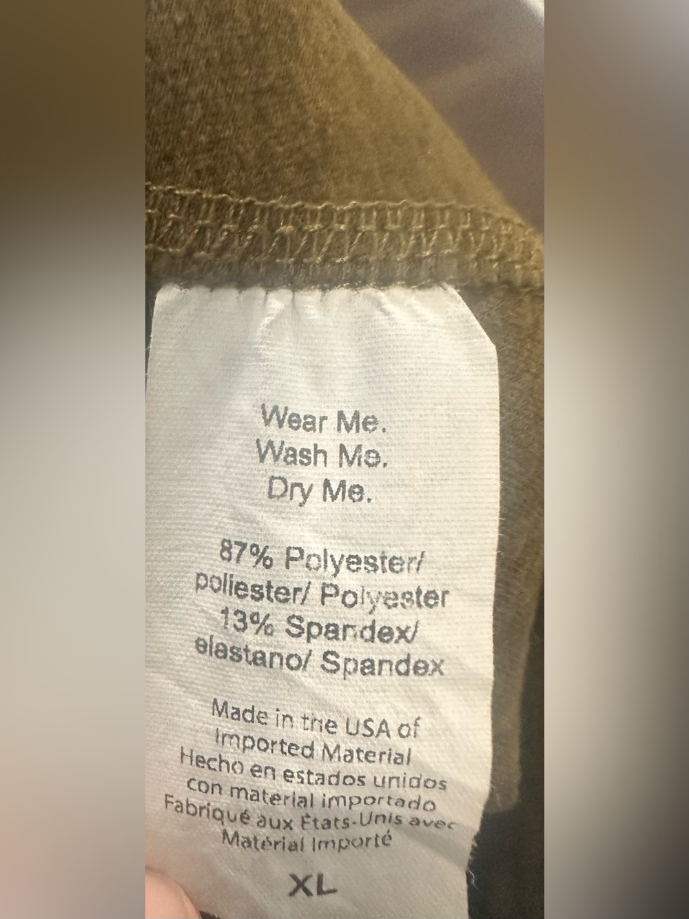 Beyond Yoga Spacedye Out of Pocket High Waisted Olive Green Leggings Size XL - Picture 5 of 5